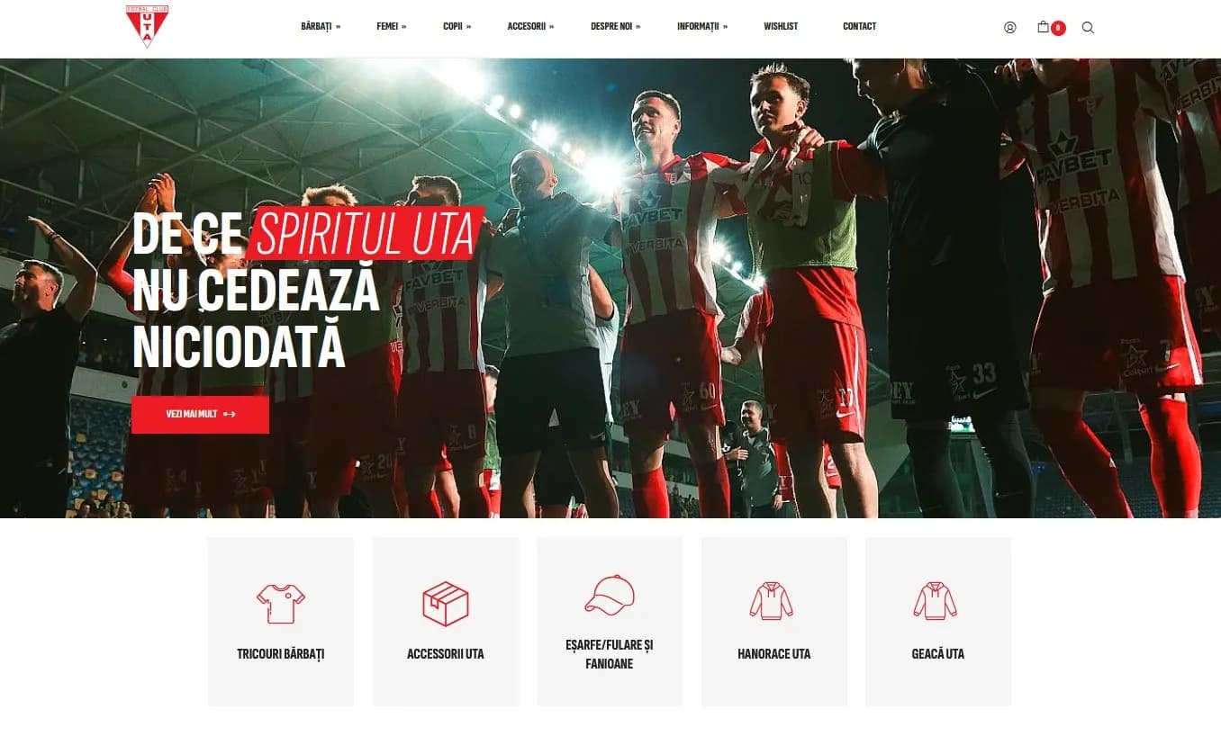 UTA-Shop.ro - Magazin Oficial Suporteri UTA Arad & Optimizare SEO Brand